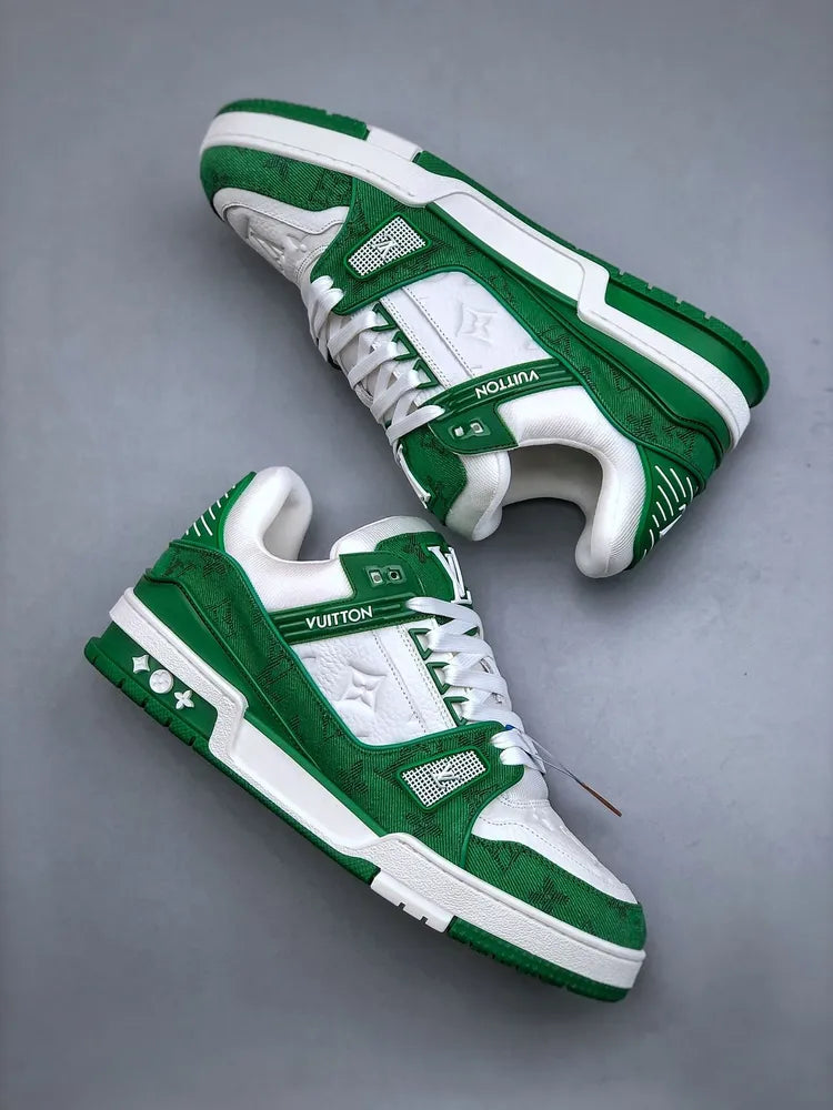 Louis Vuitton Green White Trainer