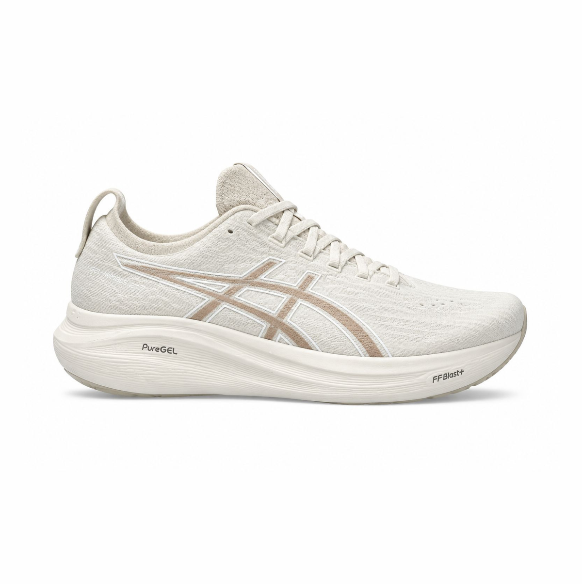 Asics GEL-Nimbus 27 "white and beige"