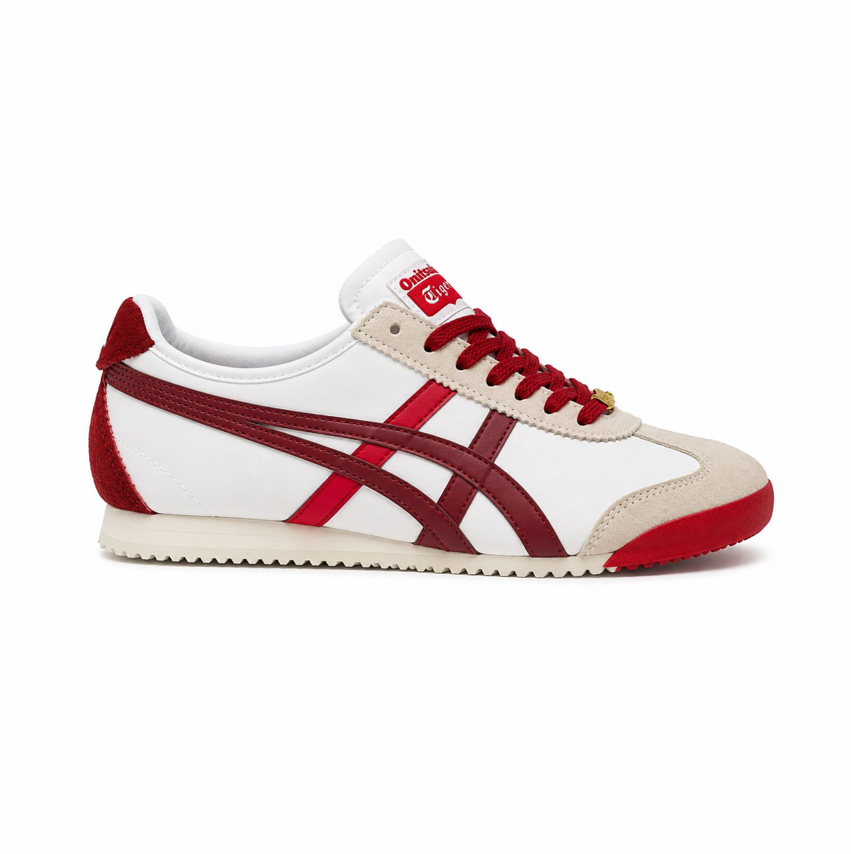 Tiger Onitsuka Mexico 66 "white with red stripes"
