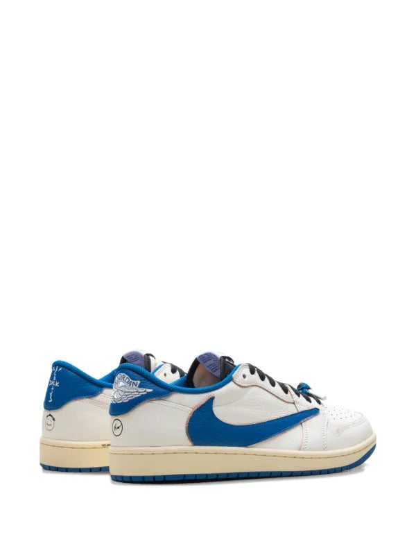 Jordan 1 Retro Low OG SP Fragment x Travis Scott ‘Sail Military Blue’