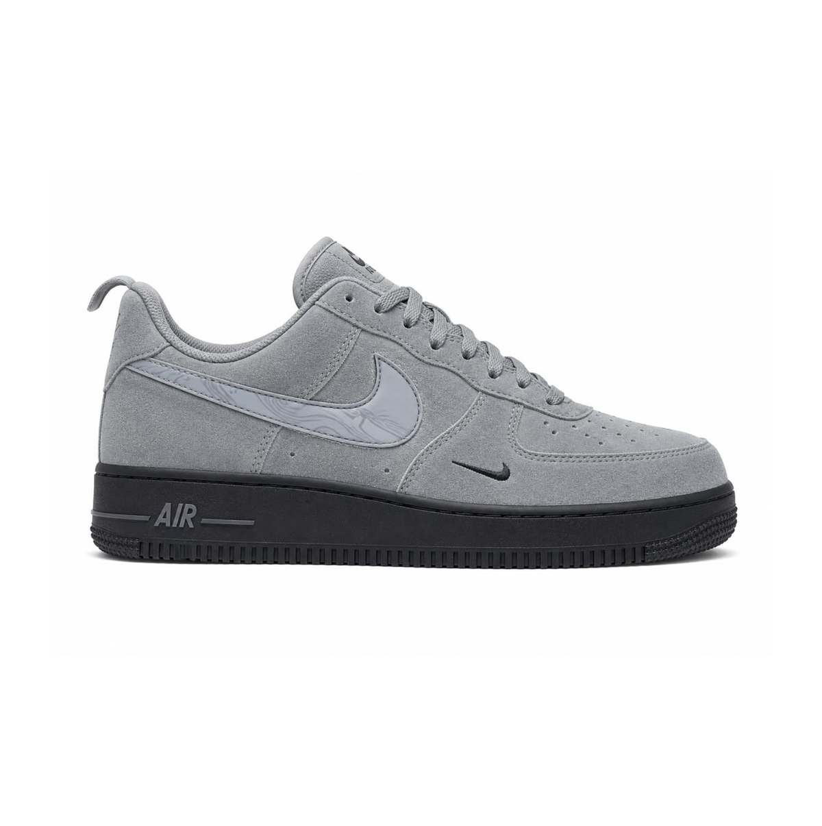 Nike Air Force 1 '07 LV8 Reflective Swoosh  Cool Grey