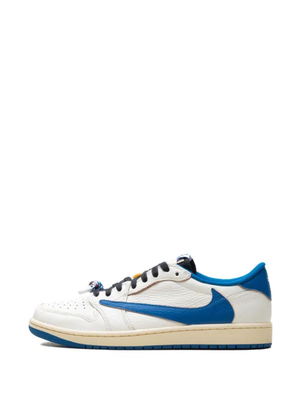 Jordan 1 Retro Low OG SP Fragment x Travis Scott ‘Sail Military Blue’