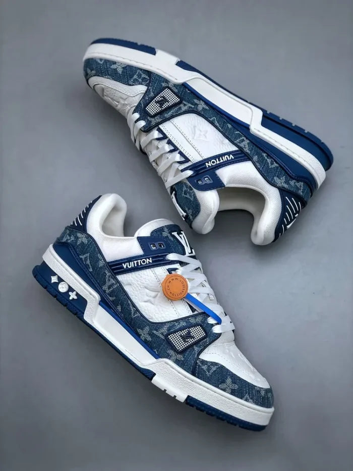 Louis Vuitton Blue White Trainer