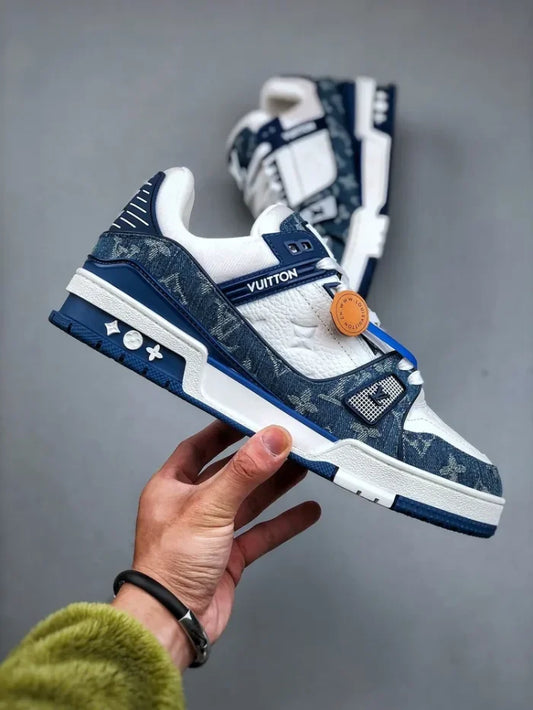 Louis Vuitton Blue White Trainer