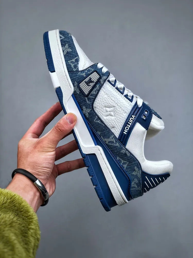 Louis Vuitton Blue White Trainer