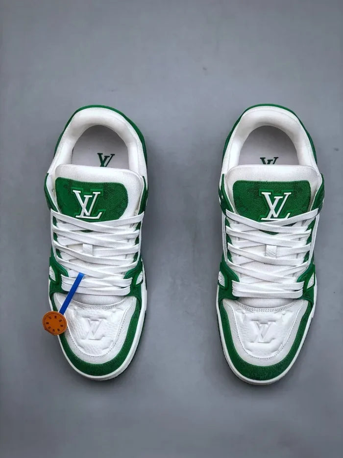 Louis Vuitton Green White Trainer