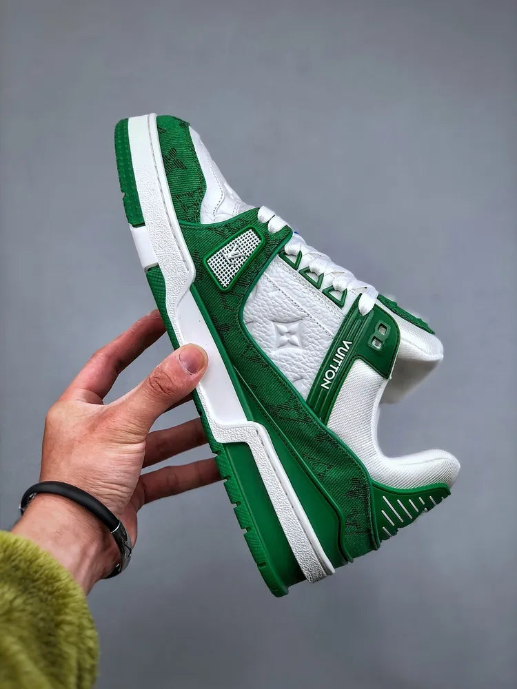 Louis Vuitton Green White Trainer