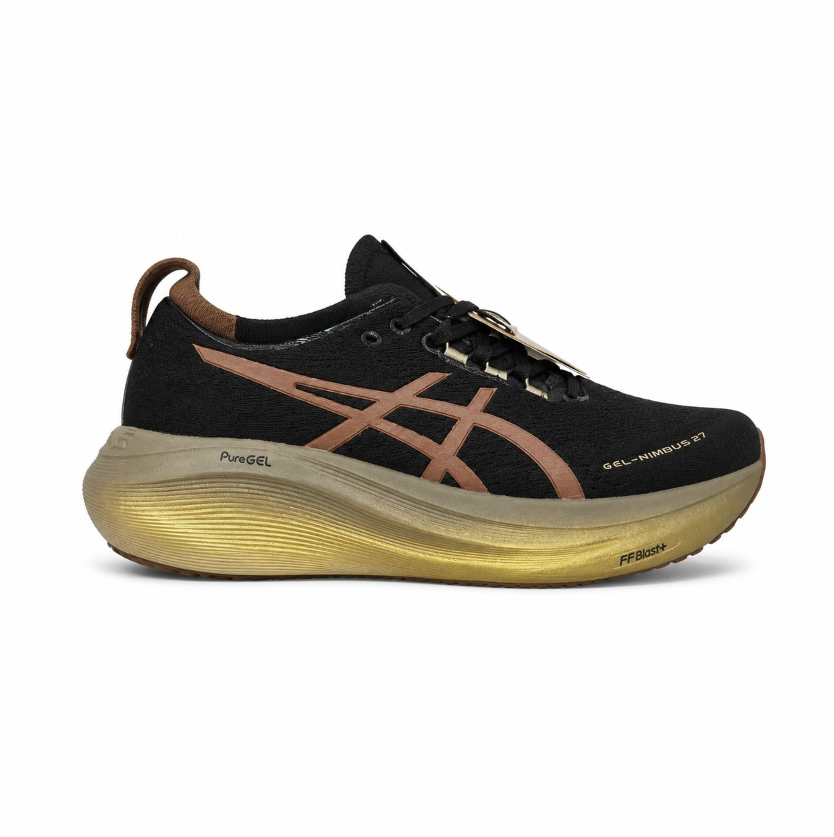 Asics GEL-Nimbus 27  "black and champagne"